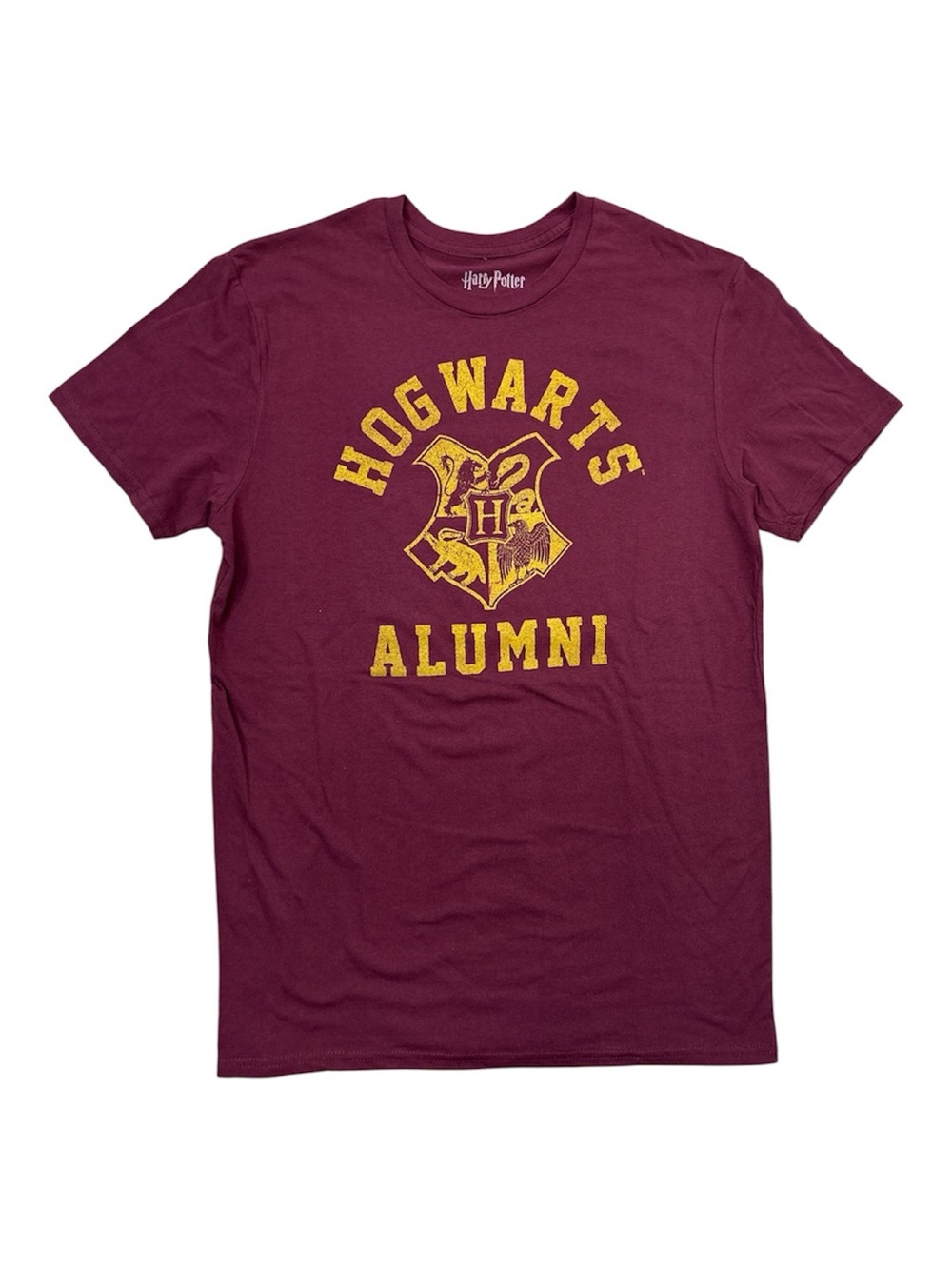 ⭐️ Harry Potter Hogwarts Alumni Maroon Graphic Tee- size Medium